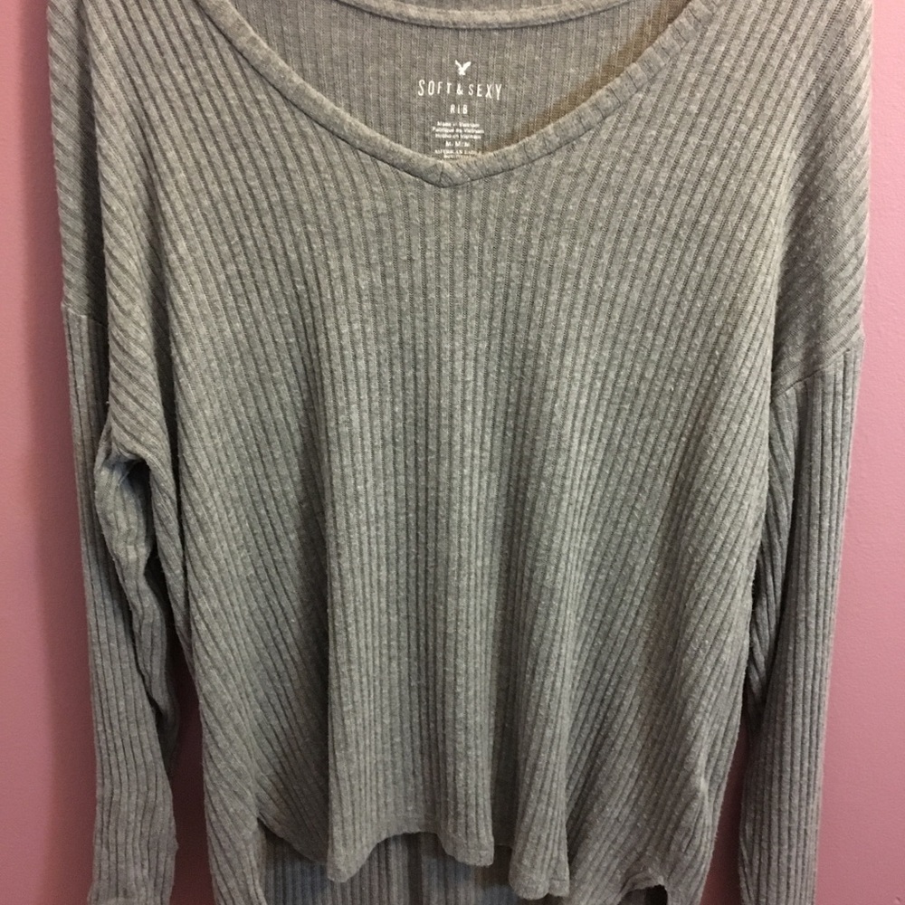 Soft grey top